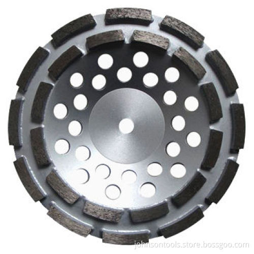 180mm Double Row Cup Wheel, Used for Buffing and Sculpturing Stones